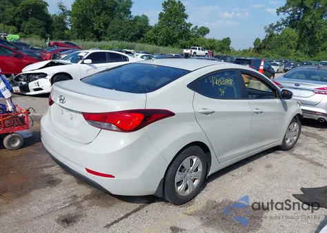 2016 Hyundai Elantra Se from USA, damaged, VIN 5NPDH4AE1GH769552